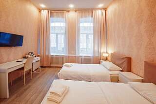 Гостиница Горький Нижний Новгород Номер эконом с 2 односпальными кроватями (удобства на этаже)-2
