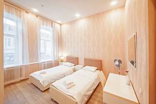 Гостиница Горький Нижний Новгород Номер эконом с 2 односпальными кроватями (удобства на этаже)-7